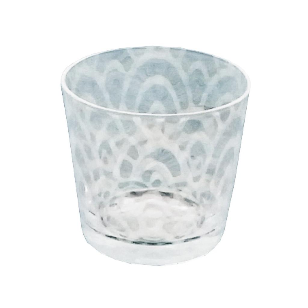 Hirota Glass Soba Choko (Sake Cup) Taisho Roman Glass Wave TR-33-5