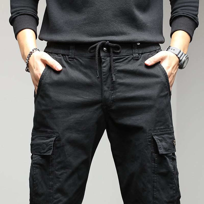 JAYSCE 2024 Yeni erkek Sokak Hip-Hop Tarzı Pantolon Moda Kalın Tulum Açık Eğlence Ince Pantolon