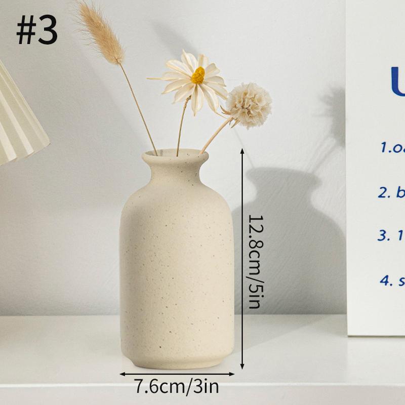 Retro Ceramics Flower Vase Vintage Bottles For Household Workspace Decoration Dries Flower Plants Arrangement Pot Household Room Decorative Vases