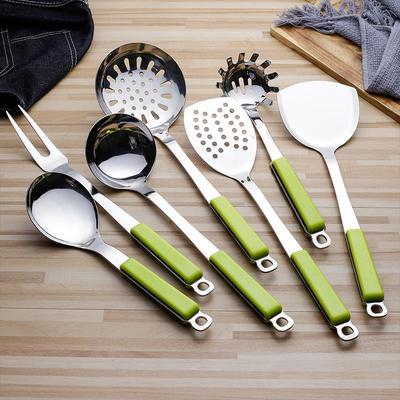 Stainless Steel Kitchen Tool Set: Spatula, Spoon, and Frying Pan Spatula with Gift Box