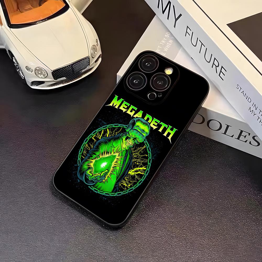Rock Band M-Megadeth Phone Case For 16 Pro Max Iphone 17 Pro Max 14 15 Plus 12 13 11 Pro Xr X Xs SE Back Cover