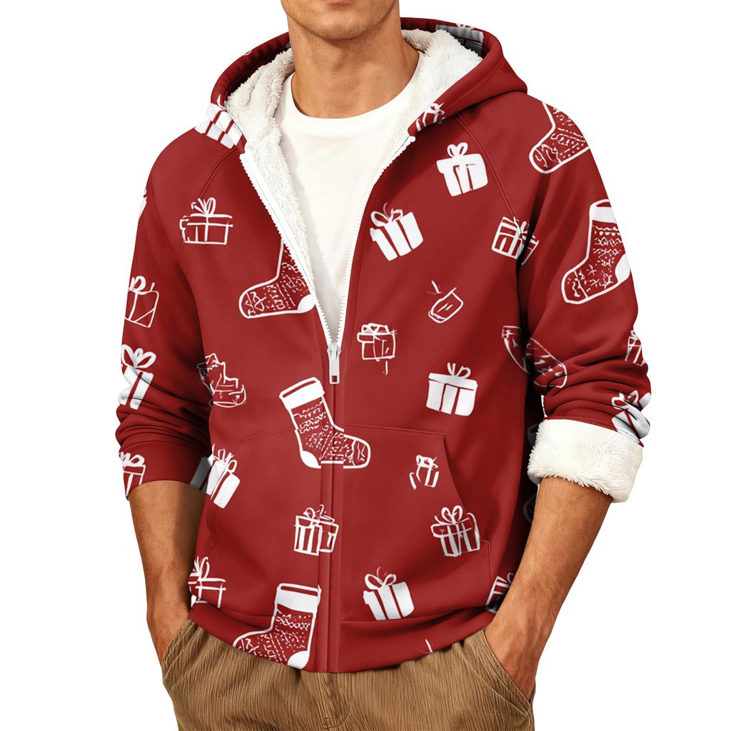 Men's Casual Warm Hooded Jacket