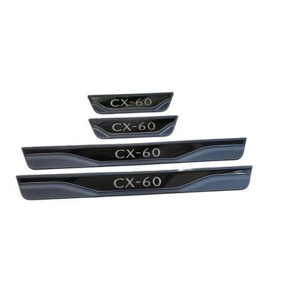 Car Styling For Mazda CX-60 CX60 CX 60 2022 2023 Accessories Stainless Steel Door Sill Scuff Plate Protection