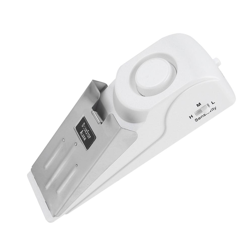 Portable Wedge Shaped Door Stop Security Alarm for Home Travel Apartment Alert Burglar 120db