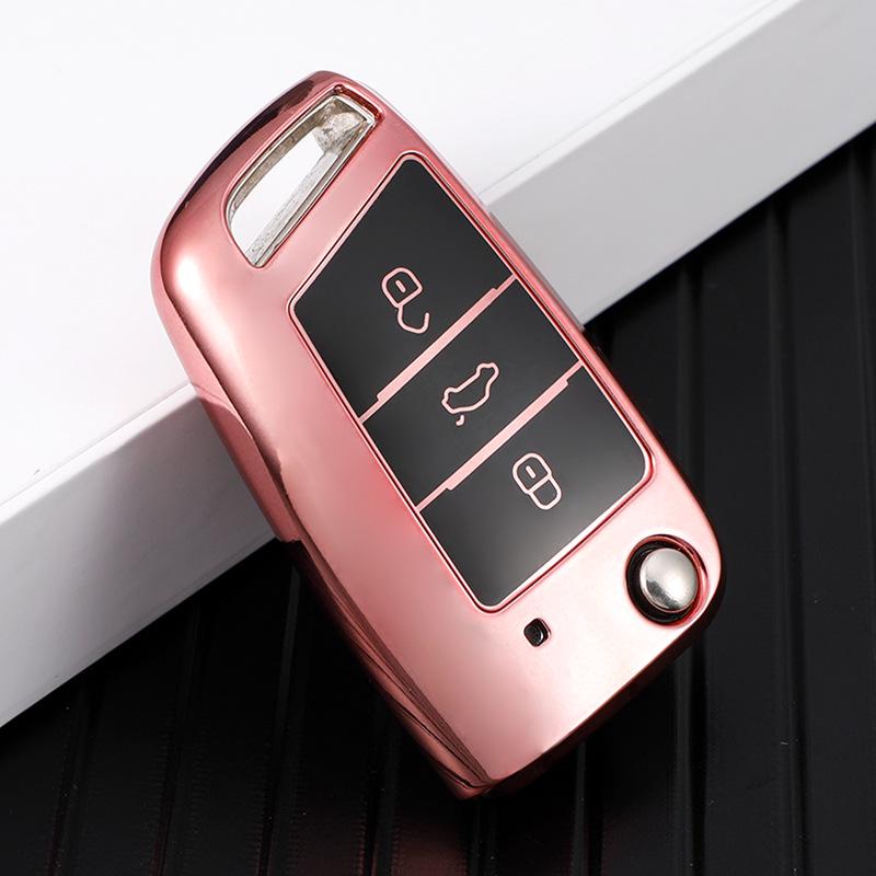 TPU Folding Protective Shell for 2017 Volkswagen Passat Remote Key