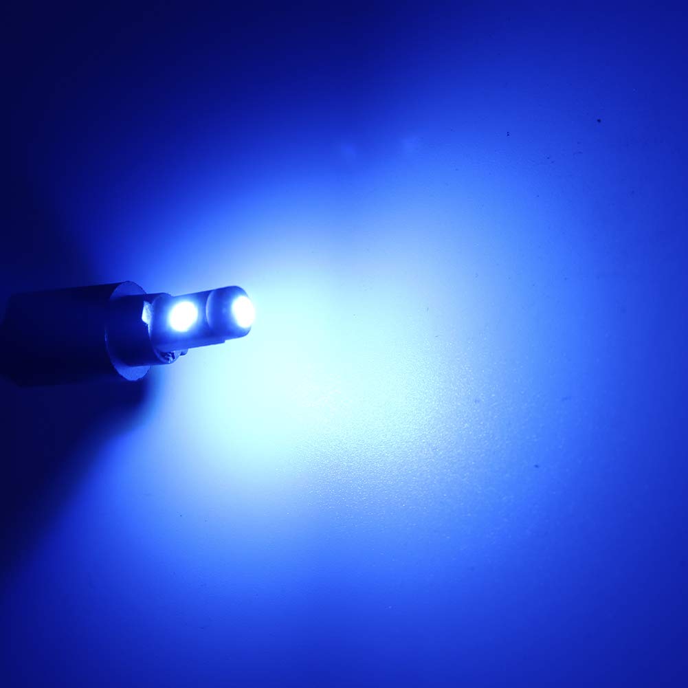 Nanpoku T5 LED Blue Meter Bulb Wedge Bulb High Brightness