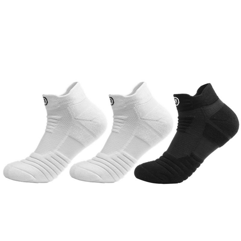 3 Pairs Sports Socks For Man High Quality Comfortable Breathable Basketball Short Socks Casual Fashion Low-cut Ankle Socks