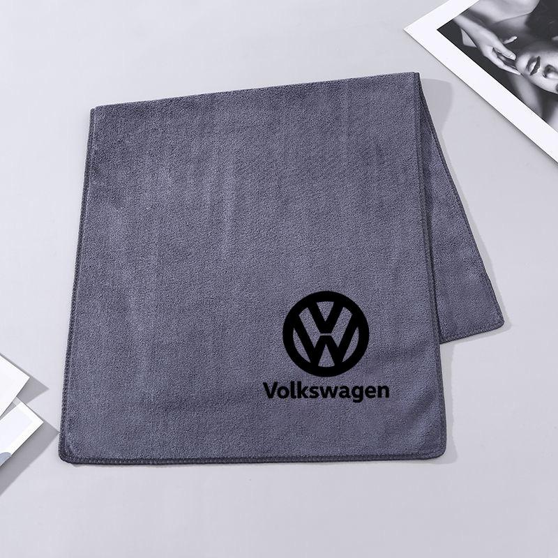 T26Car Microfiber Wash Towel Wipe Drying Cloth Cleaning Tool For Volkswagen VW GTI Polo Passat B6 Golf Tiguan T-ROC Jetta Arteon CC