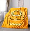 Custom Name Garfield Hug Flannel Blanket Throw Blanket Soft Warm Sofa Bed Home Decor Unique Gift