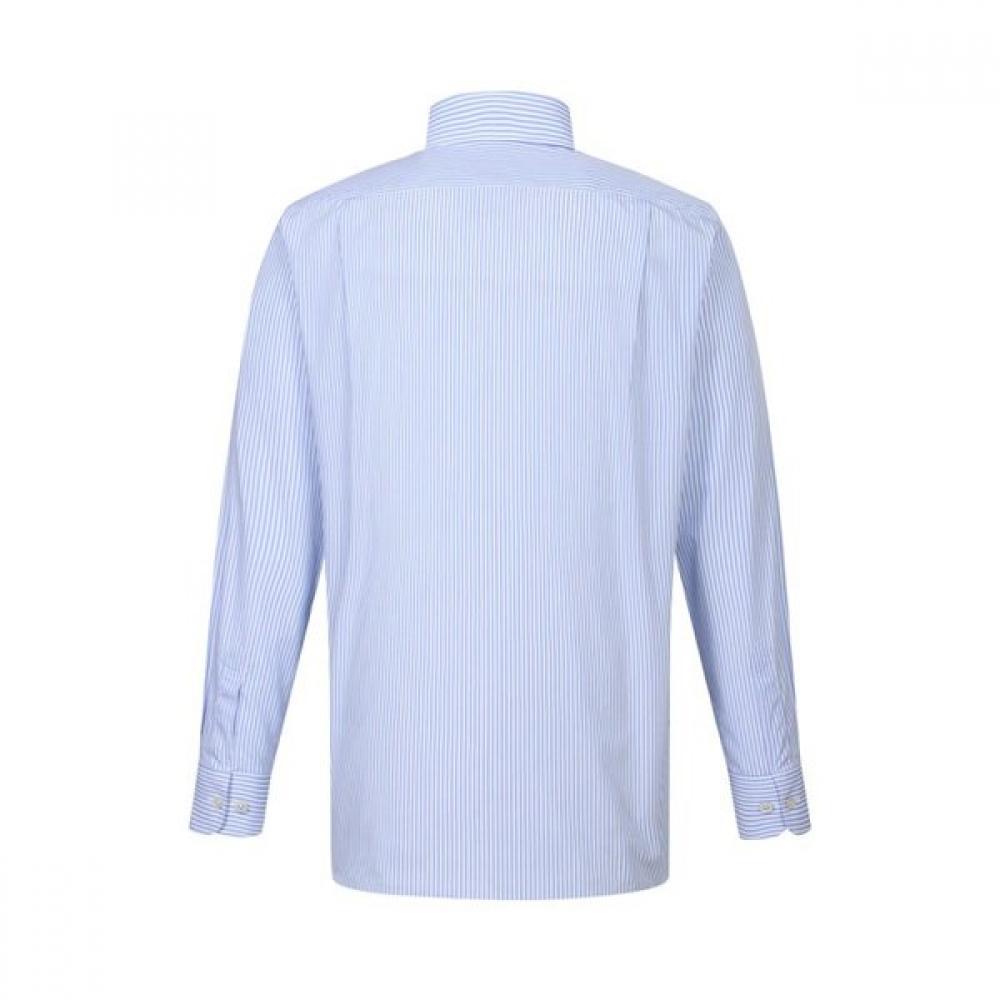 Daks Men S 100  Cotton Stripe Regular Fit dreSS Shirt dmp1Shdl192b1