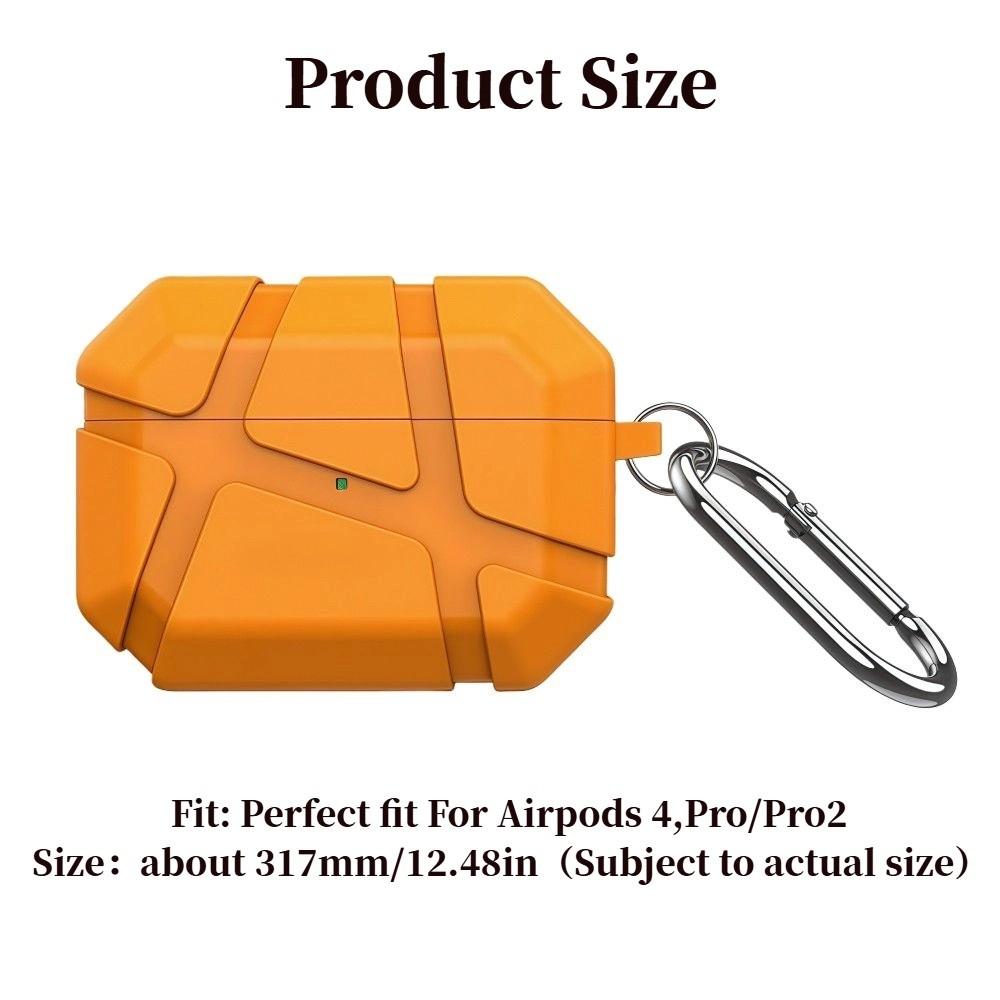 Shockproof Headphone Protection Box Anti-Fall TPU Earbuds Cover  For Airpods 4,Pro/Pro2