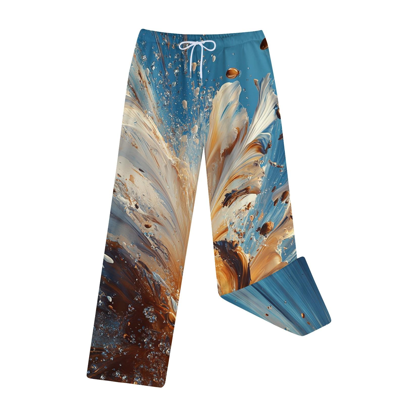 

Женские зимние модные прямые плюшевые утолщенные брюки с завязками и карманами S хаки