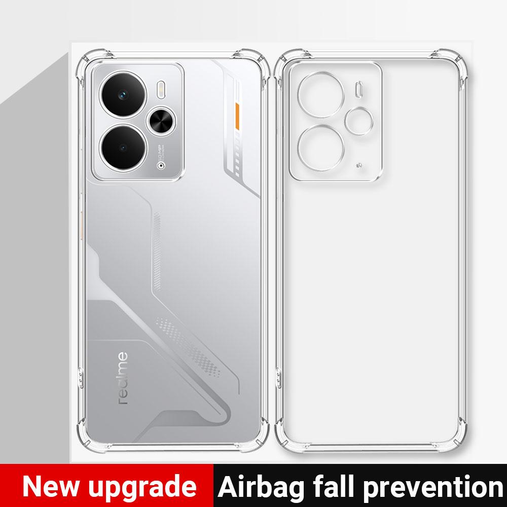 For Realme 14 14X 14T 5G Case Shockproof Transparent Airbag TPU Silicone Soft Phone Cover For Realme 14 Pro 14 Pro+ Plus Cover