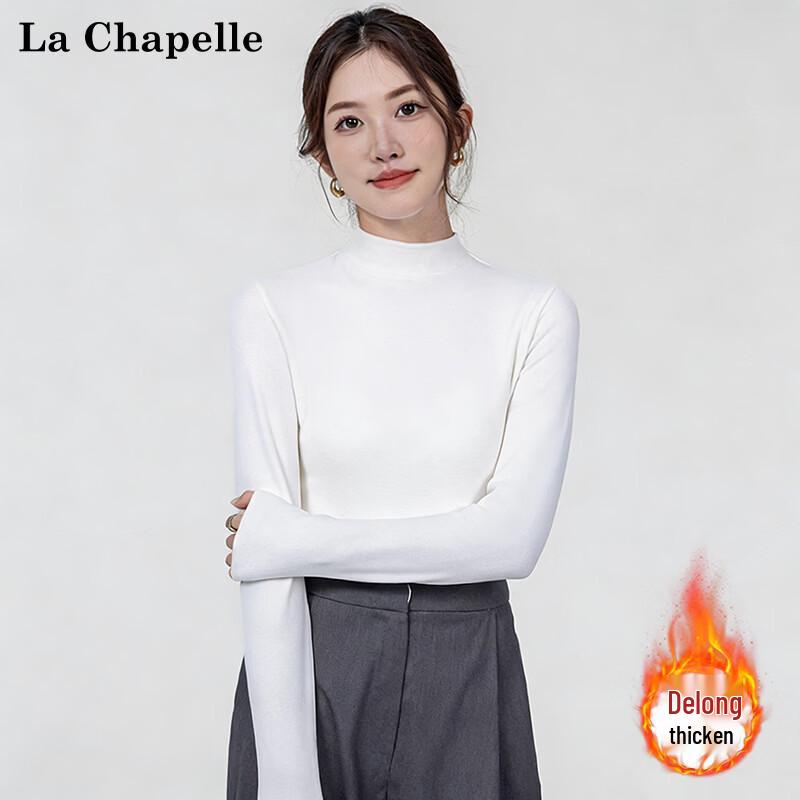 

La Chapelle Women s Velvet Turtleneck Thermal Base Layer Top XXL