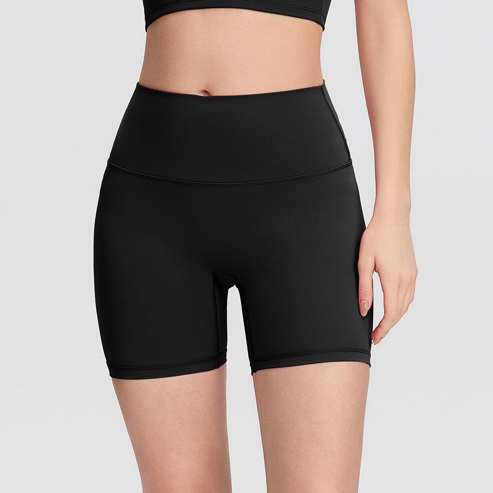 

Women s High Waist Butt Lifting Quick Dry Yoga Shorts Extra Large чорний