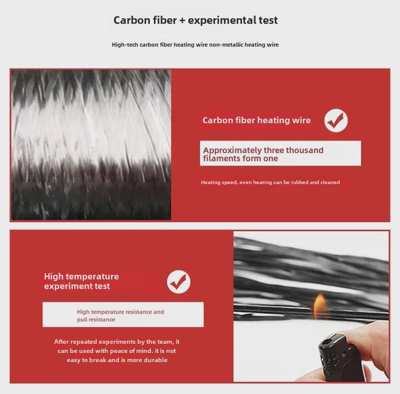 USB-Powered Heated Winter Jacket with Detachable Hood - Smart Temperature Control