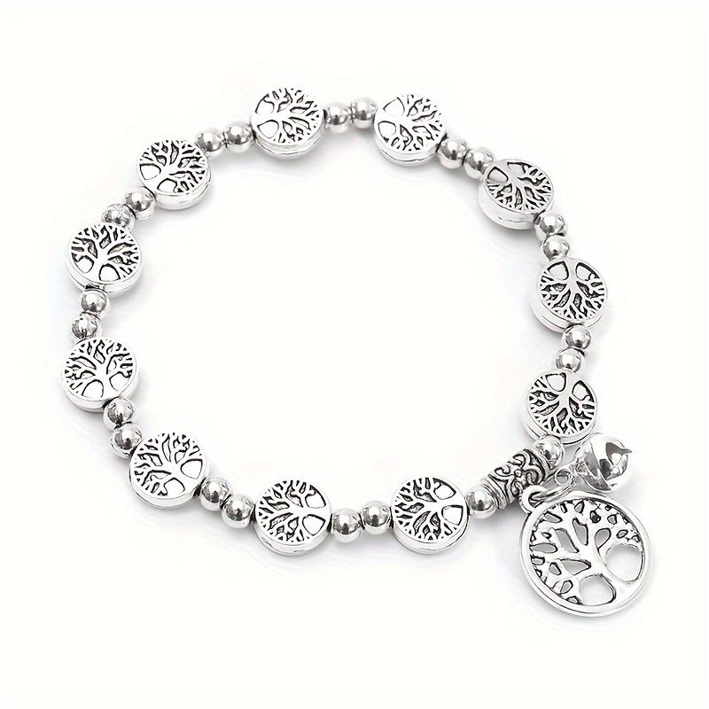 Tree of Life Pendant Bracelet - Retro Style Zinc Alloy, Perfect for Daily Wear and Gifts