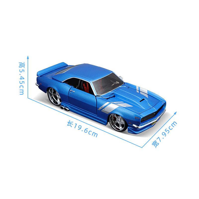 Maisto 1:24 Chevrolet Camaro Z28 1968 Alloy Car Model Diecasts & Toy Vehicles Collect Car Toy Boy Birthday gifts