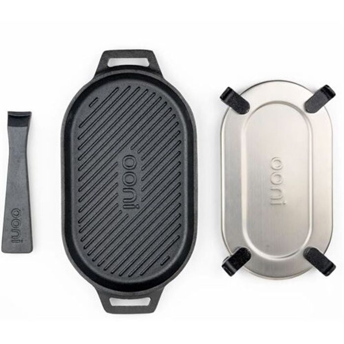 Accessoire barbecue et plancha ooni poêle à griller en fonte
