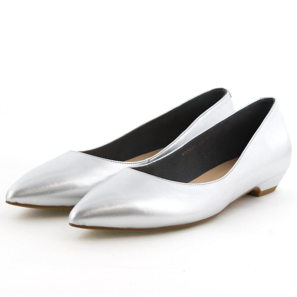 HIMIKO/Himiko/[WEB Exclusive] Low-Heel Pumps/640001 Silver 215