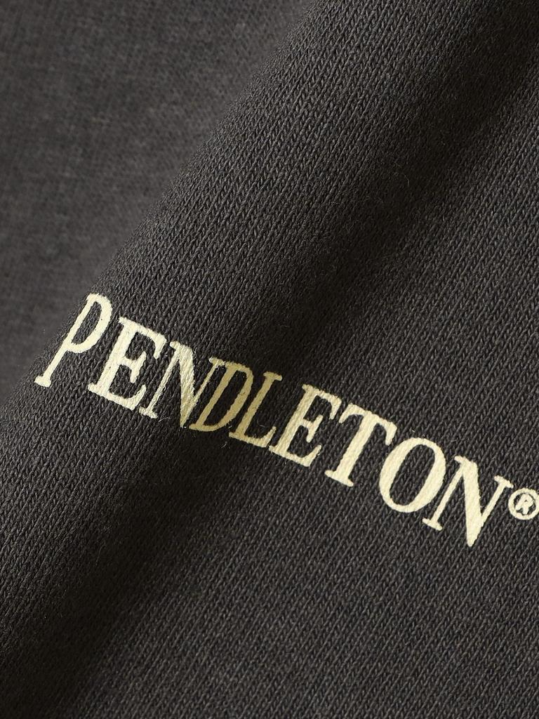 B.:MING LIFE STORE by BEAMS L/S TEE PENDLETON Back Print LS Tee 5475-1116 Damen SCHIEFERGRAU_LOS_OJOS S