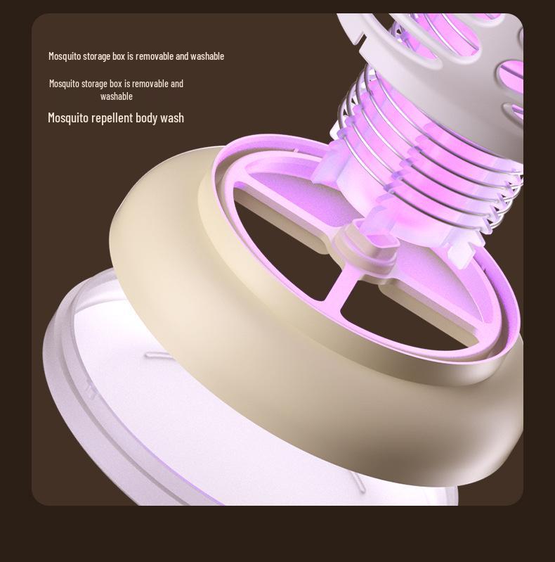 Outdoor USB Electric Mosquito Killer Lamp - Portable Shock Trap for Home & Dorms