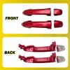 2X Door Handle Outside Rear Driver/Passenger Side Red For 2012-17 Toyota Camry K