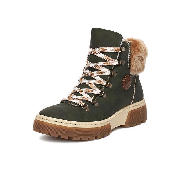 Rieker CEO-X8647-54 Green Ankle Boots
