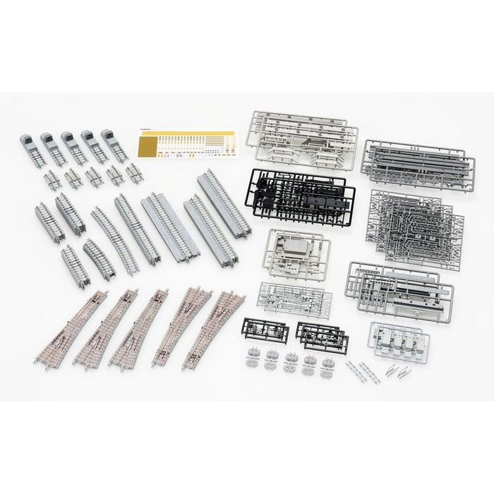 TOMIX N Gauge Vehicle Base Rail Set 91016 Silver 8 X 32 X 25 Cm