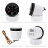 12V Car Accessories 2" 52mm VOLT Meter 8-16V Waterproof Voltage Gauge with 7 Colors Backlight for Car Boat Marine