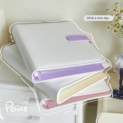 Candy Color Photo Album A5 PU Leather Photo Book Binding Album Fangirls 3inch Card Photo Collection Book Photocards Holder