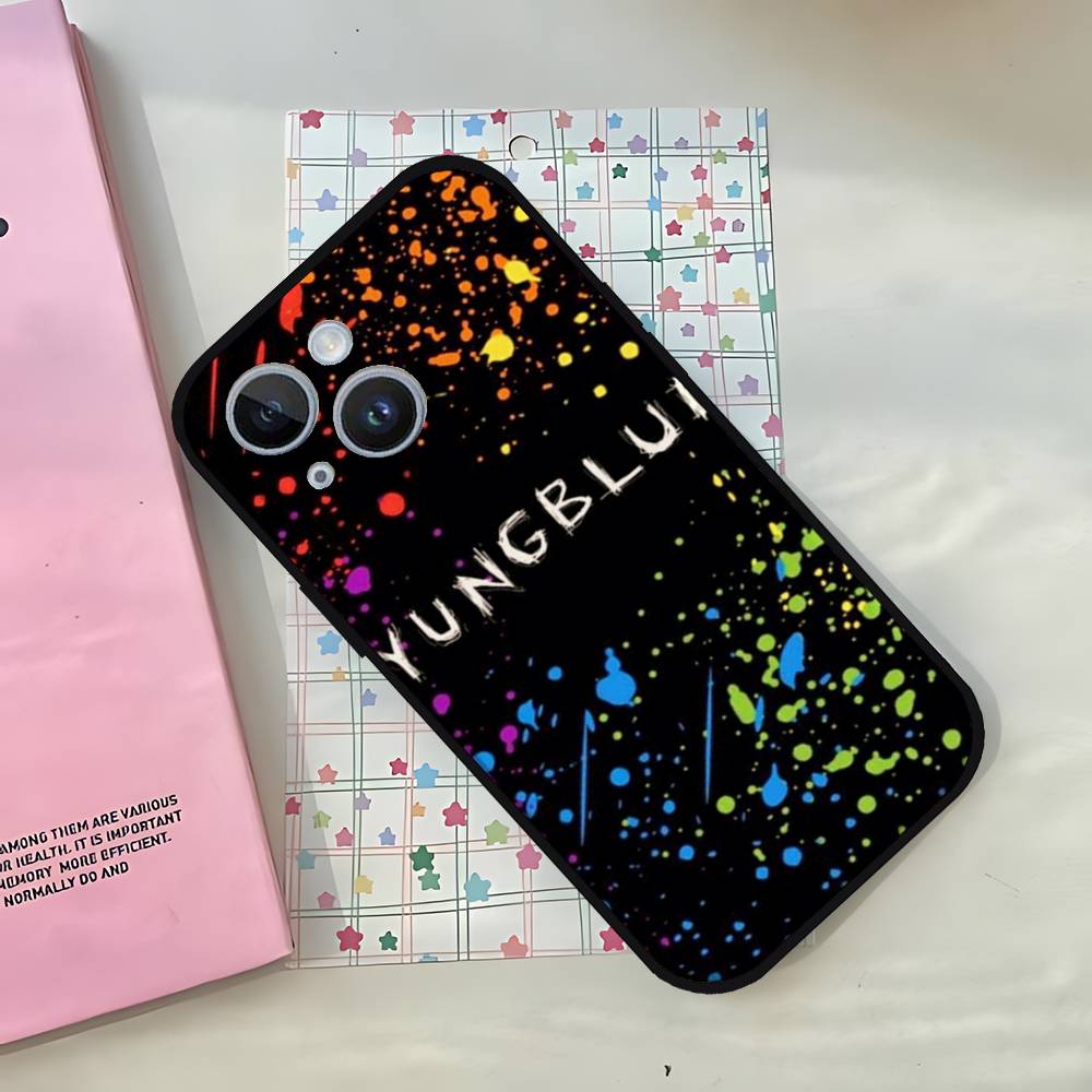 Yungblud Music Singer Phone Case For IPhone 1716 15 14 13 Pro Max 11 12 Mini X Xs XR Black Silicone Cover