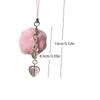 Süße und Weiche Handgemachte Kaninchenbälle Handyanhänger Handy-Lanyard Kette Schmuckstück Anti-Lost Kette Anhänger Schmuck für Tasche Schlüssel
