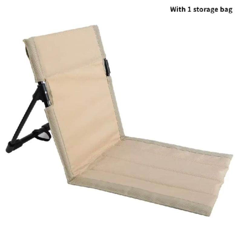 

Outdoor Camping Backrest Chair, Lightweight Foldable Chair, Park Leisure Backrest, Portable Single Beach Lounge Chair хакі