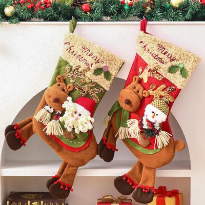Christmas Socks Gift Bags, Large Children'S Christmas Gifts, Elderly Snowman , Bags, Decorations