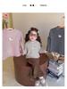 Girls' Fleece-Lined Long-Sleeve T-Shirt - Autumn/Winter Semi-High Collar Top