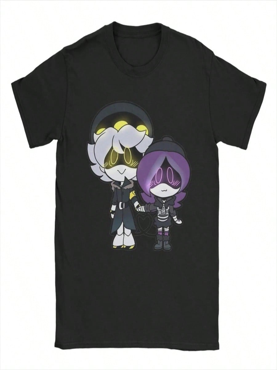 Cute Drones Uzi And N T-Shirt Cotton Tops Retro Game O-Neck Short Sleeve S разноцветный
