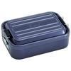 Skater Aluminum Lunch Box for Men, 850ml Large Capacity, Fluffy Packing Design, Dark Blue (AFT8B-A)