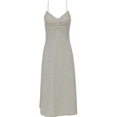 Women's V-Neck Striped A-Line Camisole Dress
