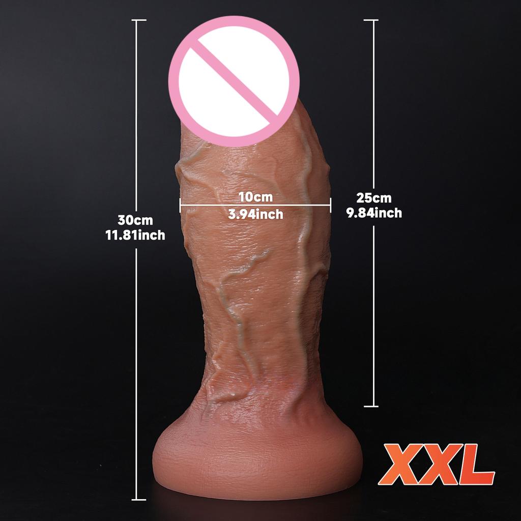 Realistic Flesh Skin Soft Thick Big Dildo Double Silicone Small Penis Woman Man Anal Sex Toy Suction Cup Dick Masturbators Cock