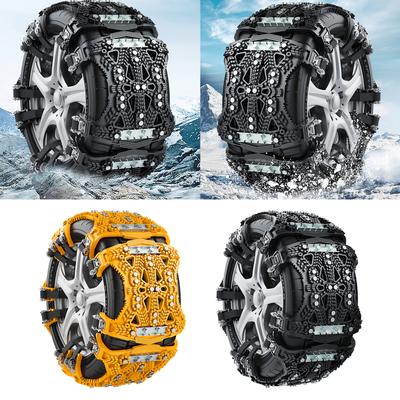 Universal Anti Skid Chain for Car Tires Wear Resistant & Easy To Use Tire Chain Durable Fit for SUVs Trucks & Sedans