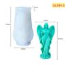 Flügel Göttin Duftende Silikon Kerzenform DIY Gebetsengel Skulptur Gips Harz Form Frauen Kerzenherstellung Zubehör Heimdeko