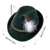 German Oktoberfest Hat Non-Woven Jazz Hat Dress Up Headgear For Adults Stage Performance Role Play Halloween Masquerade Ball