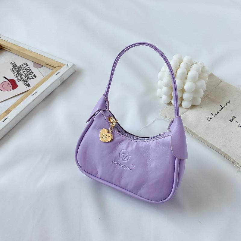 Stylish And Versatile Children's Mini Handheld Shoulder Bag In Trendy Colors For Daily Use
