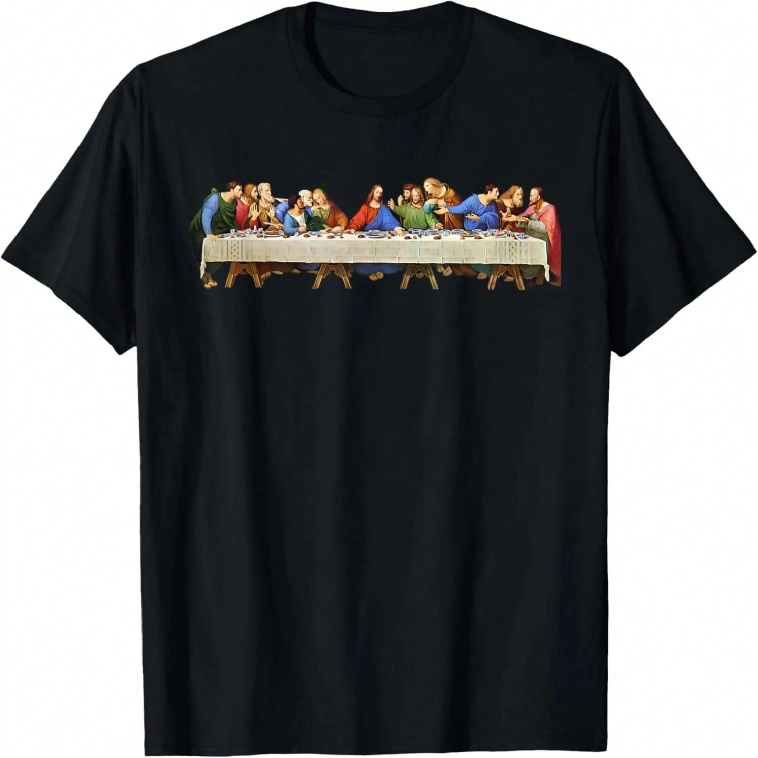 The Last Supper (L Ultima Cena) By Leonardo Da Vinci T-Shirt S разноцветный