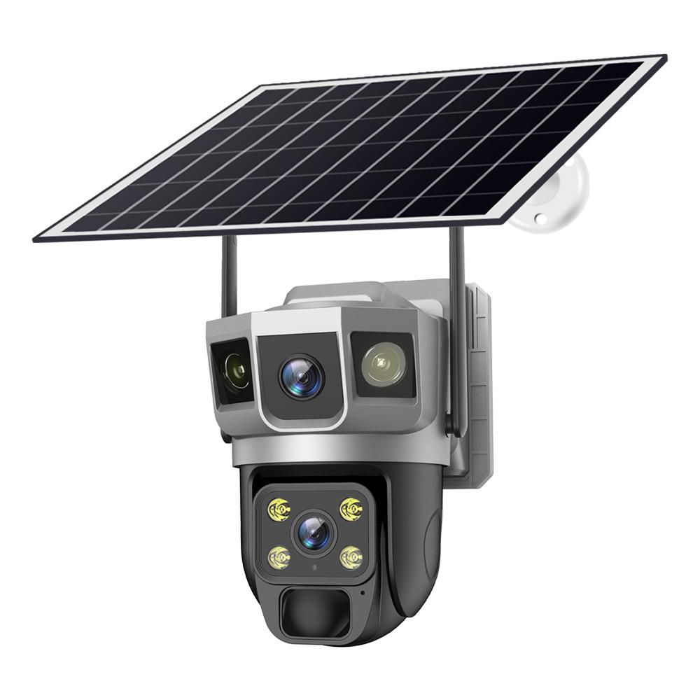 V380 Solar 4G Full-Color Night Vision Camera with All-Day Recording