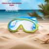 Children's Large Frame Anti-Fog Waterproof HD Silicone Goggles for Racing, Diving & Swimming