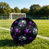 1PC Cosmic Star Cluster Galactic Soccer Ball Size 5 Football Machine Sewn Indoor/Outdoor Universal Football Gift W46