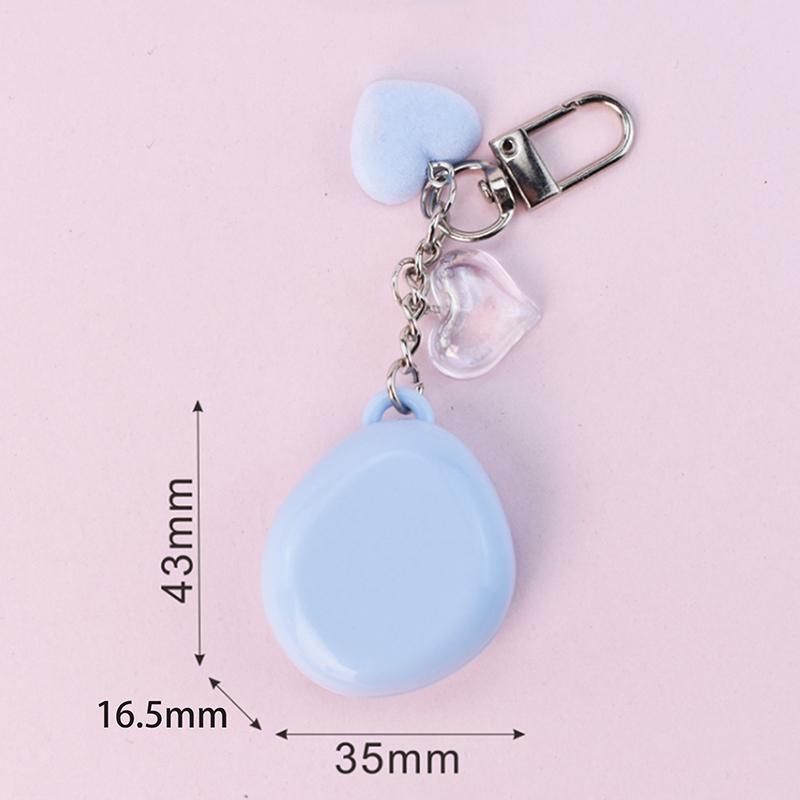 Portachiavi Colorato Porta Cipria Vuoto Fai da Te con Vassoio in Alluminio Contenitore Cosmetico Portatile Piccolo Contenitore per Fard