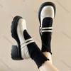 Fashion Comemore Thick Bottom Mary Jane Shoes Spring and Autumn New Thick Heel College British Style Pumps High Heeled Jk Women's Shoes